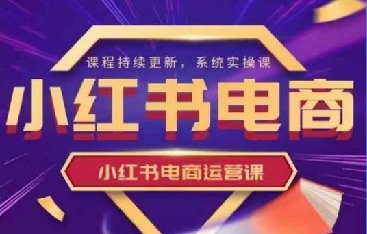 小红书电商运营实操课，​新手从0~1落地实操-天时网