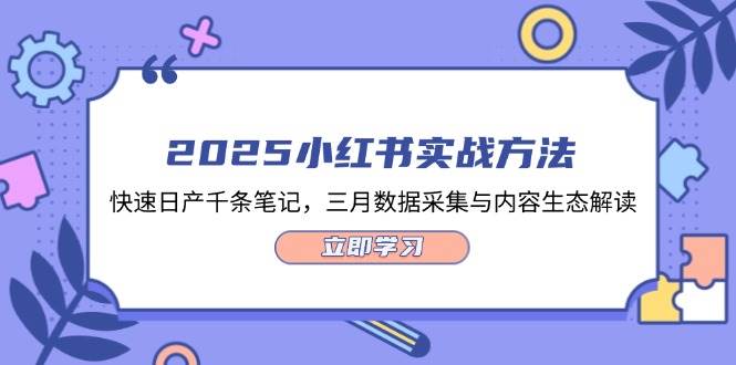 2025小红书实战方法，快速日产千条笔记，三月数据采集与内容生态解读-天时网