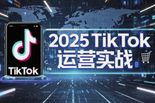 2025TikTok电商运营，掌握TikTok店铺运营核心技巧，实现低成本高转化-天时网